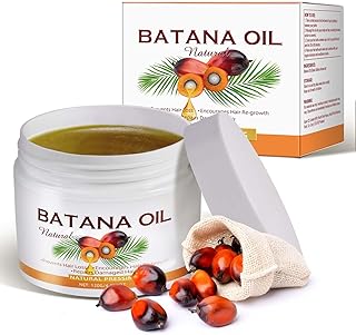 Batana Oil for Hair Growth, 100% Natural Pure Dr. Sebi from Honduras, Essential Oil for Moisturizes Hair, Skin Care Prevents Breakage & Split Ends (7.8 Fl Oz)
