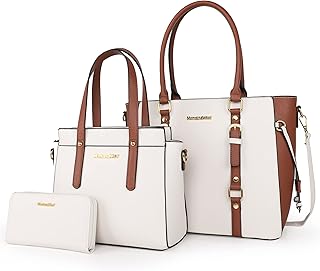 3PCS Purses for Women Tote Bag and Wallet Set Shoulder Satchel Handbags