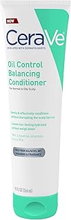 CeraVe Oil Control Balancing Conditioner, Hair Conditioner With Ceramides & Hyaluronic Acid, Removes Oil and Leaves Hair Feeling Hydrated, For All Hair & Scalp Types, Sulfate Free & Color Safe, 9 oz