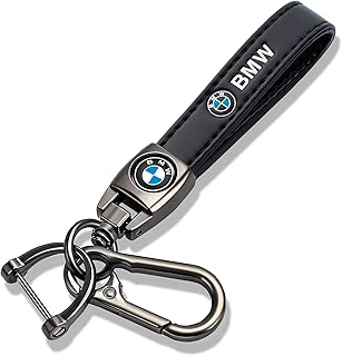 YUNHECHUHAI Car Keychain Compatible with bmw Series Key Chain Ring Accessories for Man and Woman Interior Accessories Black