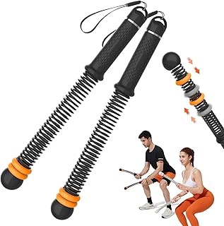 Ropeless Battle Ropes with Adjustable Weights, Cordless Heavy Battle Rope for Home Gym & Travel, Portable Weighted Exercise Equipment for HIIT, Cardio & Low Impact Workout(Black)