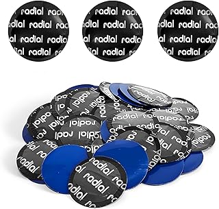wuyaoyao 80PCS Tire Patches, 57mm Natural Rubber Tire Repair Patch, 2.24" Round Tire Patch for Puncture Fixing, Car Tire Repair Tool Kit for SUV Truck Motorcycle Bike, Car Accessories (57mm-80PCS)